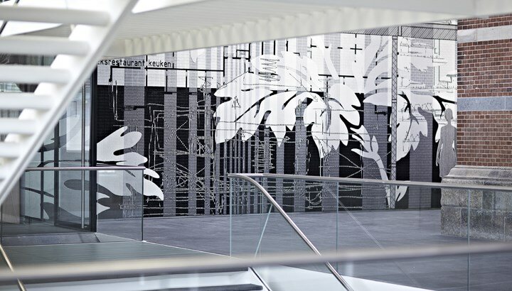 Desso custom made carpet tapestry Stedelijk Museum Amsterdam